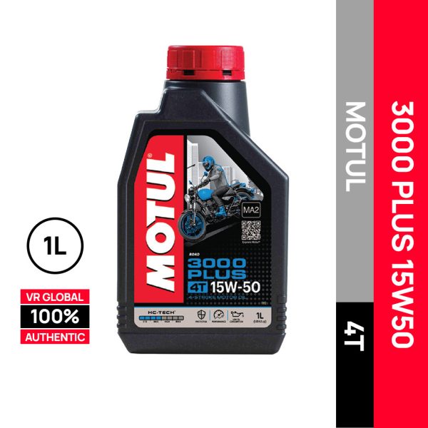 MOTUL 3000 PLUS 15W50 HC-TECH 4T ENGINE OIL VIETNAM 1L