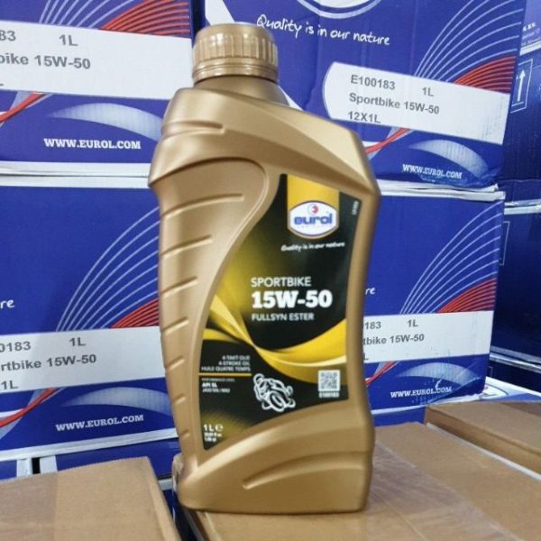 EUROL SPORTBIKE 10W50 / 15W50 4T FULLY SYNTHETIC ESTER ENGINE OIL HOLLAND 1L