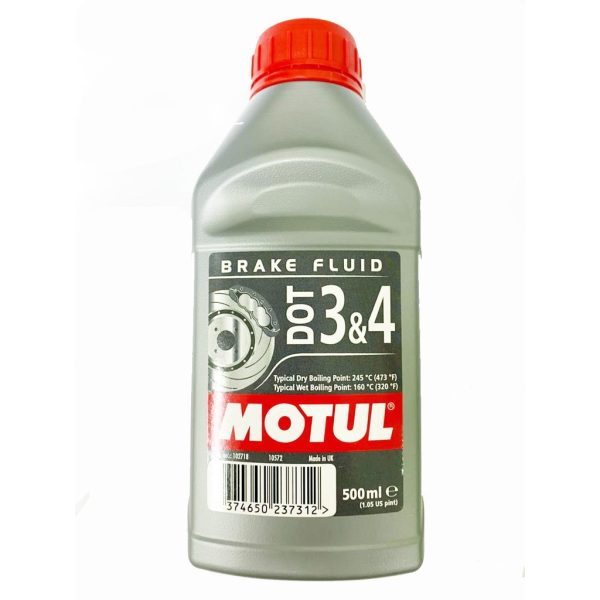 MOTUL DOT 3 & DOT 4 BRAKE FLUID 500ML