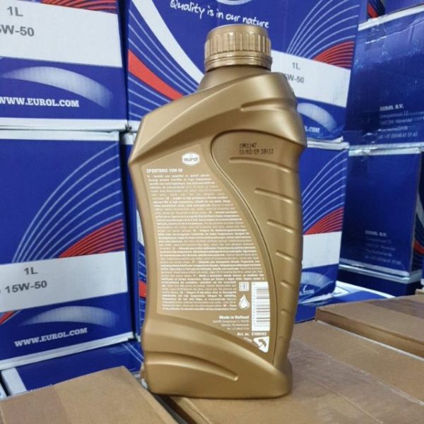 EUROL SPORTBIKE 10W50 / 15W50 4T FULLY SYNTHETIC ESTER ENGINE OIL HOLLAND 1L