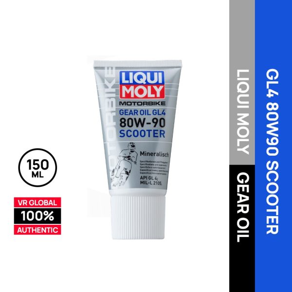 LIQUI MOLY 80W90 MOTORBIKE GEAR OIL GL4 SCOOTER 1680 150ML