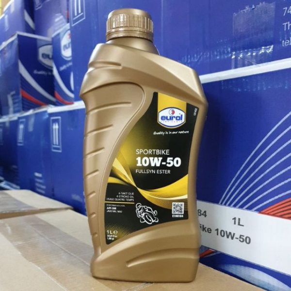 EUROL SPORTBIKE 10W50 / 15W50 4T FULLY SYNTHETIC ESTER ENGINE OIL HOLLAND 1L